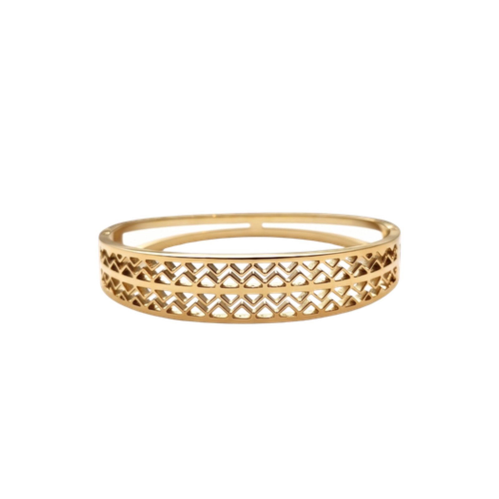 143 Vintage Honeycomb Lattice Bangle