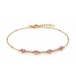 Waterproof Anti-Tarnish Jewelry | Pink Heart Bar Bracelet | YouGorgeous™