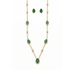 Waterproof Anti-Tarnish Jewelry | Emerald Teardrop Set | YouGorgeous™