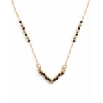 Waterproof Anti-Tarnish Jewelry | Modern Chevron Mangalsutra