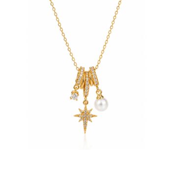 Waterproof Anti-Tarnish Jewelry | Celestial North Star Necklace