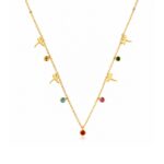 Waterproof Anti-Tarnish Jewelry | Rainbow Bird Necklace | YouGorgeous™