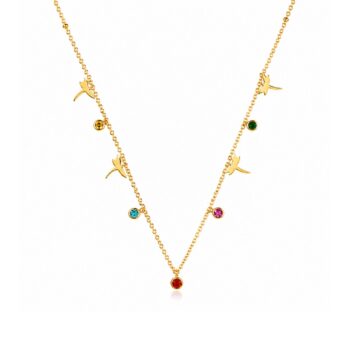 Waterproof Anti-Tarnish Jewelry | Rainbow Bird Necklace | YouGorgeous™