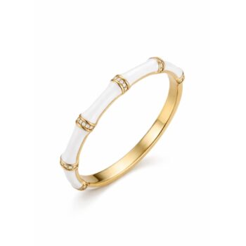 Waterproof Anti-Tarnish Jewelry | Ivory Bamboo Bangle | YouGorgeous™