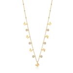 Waterproof Anti-Tarnish Jewelry | Butterfly Station Necklace