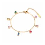 Waterproof Anti-Tarnish Jewelry | Multi-Color Charm Bracelet | YouGorgeous™