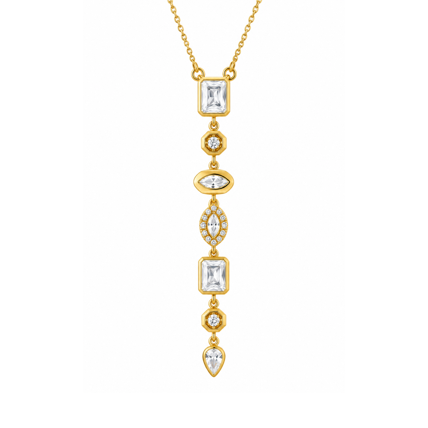 Waterproof Gold Jewellery, Anti-Tarnish Necklace, 18K PVD Gold Chain, Hypoallergenic Stainless Steel Waterproof Gold Jewellery, Anti-Tarnish Necklace, 18K PVD Gold Chain, Hypoallergenic Stainless Steel