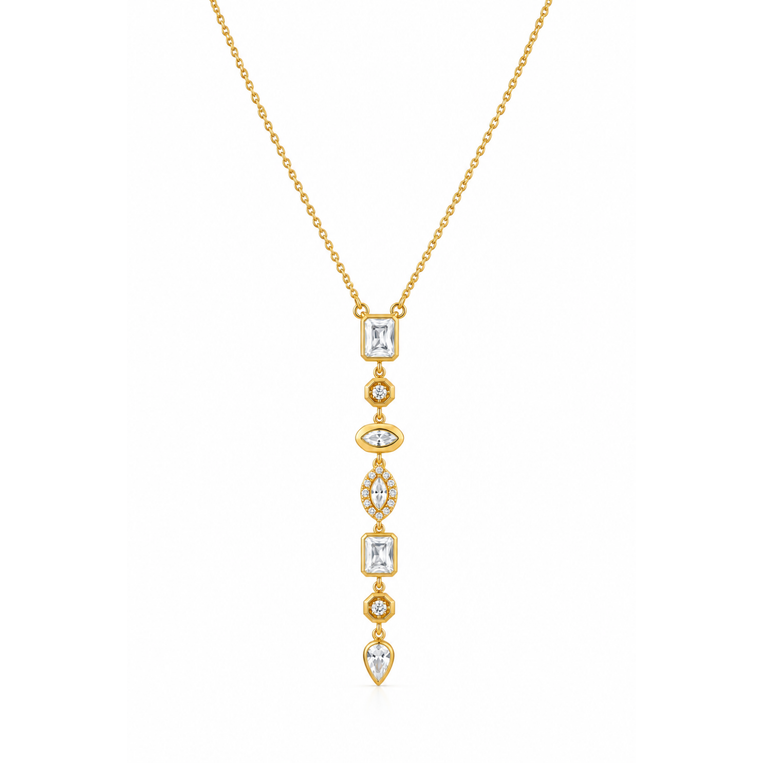 Waterproof Gold Jewellery, Anti-Tarnish Necklace, 18K PVD Gold Chain, Hypoallergenic Stainless Steel Waterproof Gold Jewellery, Anti-Tarnish Necklace, 18K PVD Gold Chain, Hypoallergenic Stainless Steel