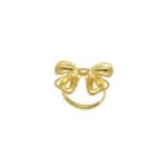 Buy 18K Gold Plated Statement Ribbon Bow Ring | Waterproof & Anti-Tarnish – Yougorgeous™